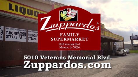 Zuppardo's family supermarket - 5010 Veterans Blvd Metairie, Louisiana 70006 Open Everyday: 7AM - 8PM Phone: (504) 887-1150 